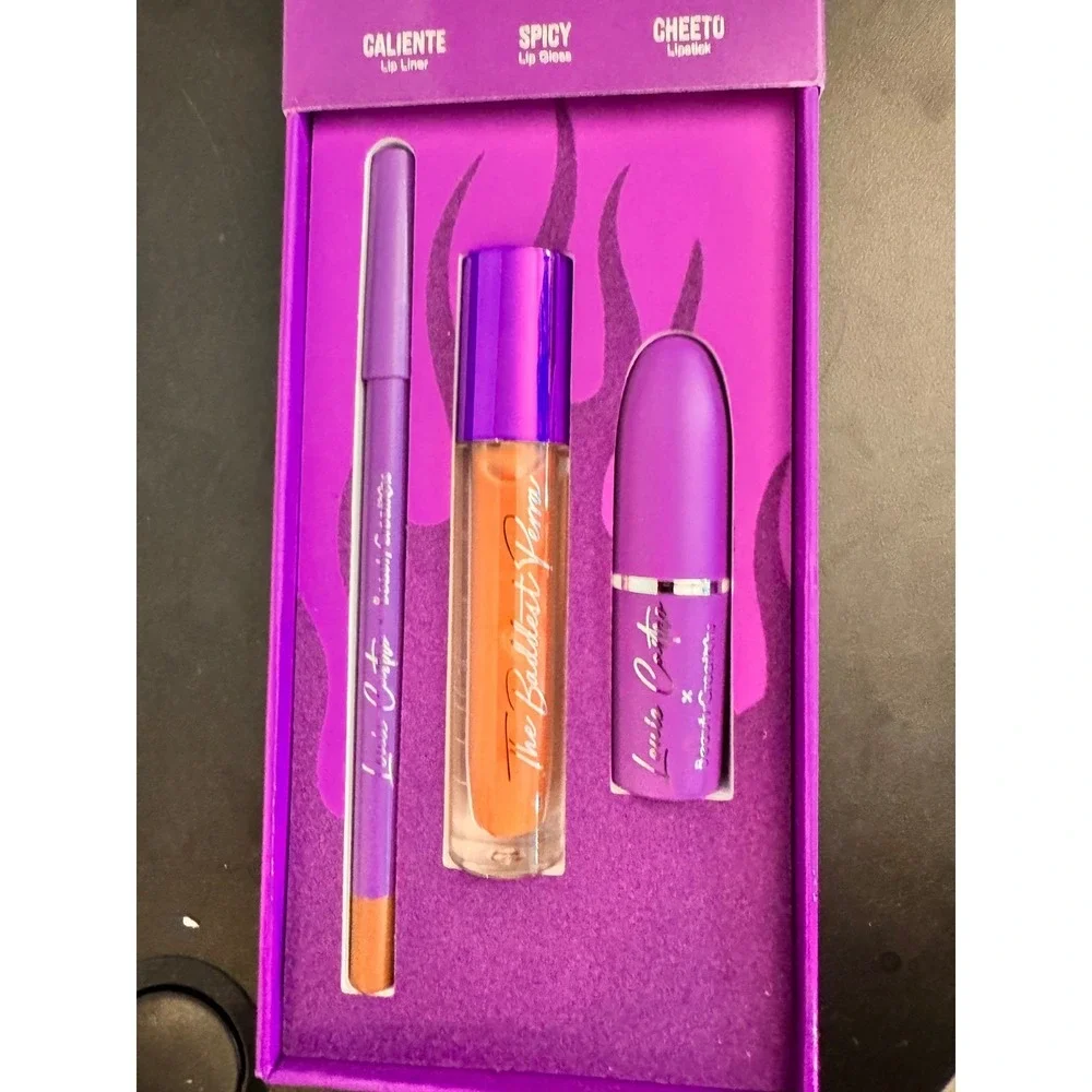Beauty Creations x Louie Castro‎ Fuego Lip Trio Caliente Spicy Cheeto LCL02 NEW
